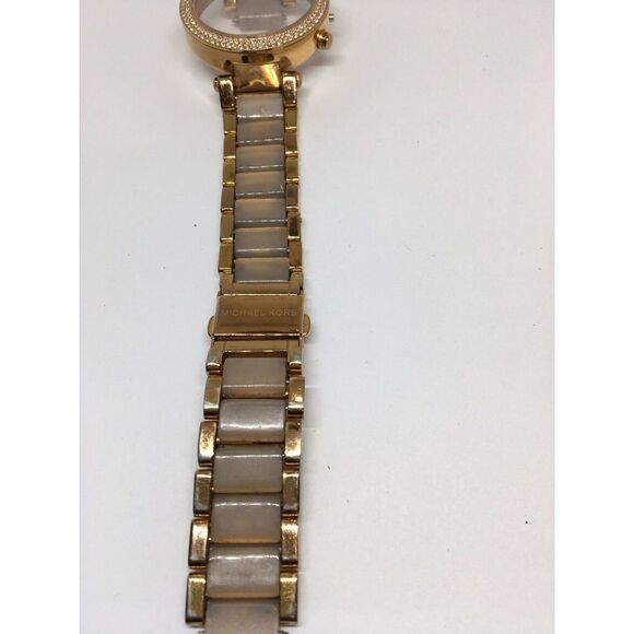 Michael Kors Watch Band Bracelet Links Case Use For Parts Used 20/18mm Poor T527 - Picture 3 of 7